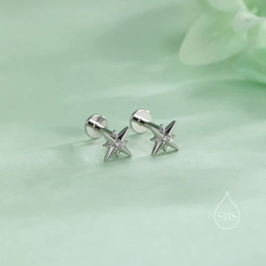 Flat Back Earrings