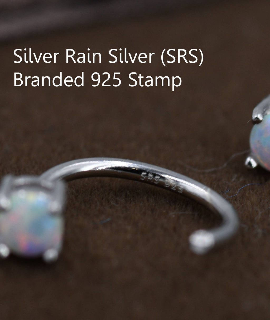 Extra Tiny Star Huggie Hoop Earrings in Sterling Silver, Tiny North Star Open Hoops, Pull Through Threaders, Half Hoops